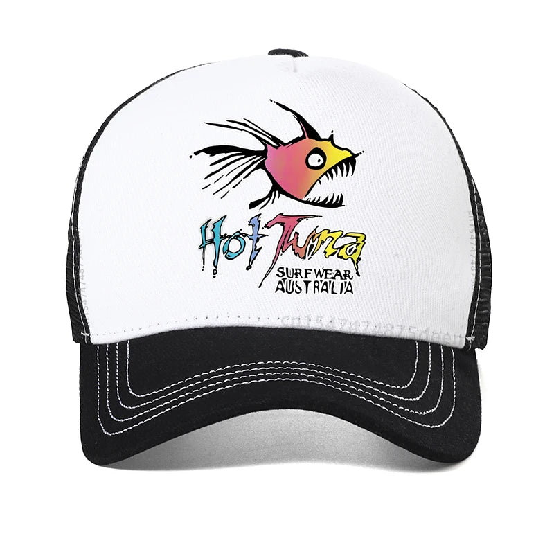 Men's Tuna Surfing Graphic Baseball Cap Summer