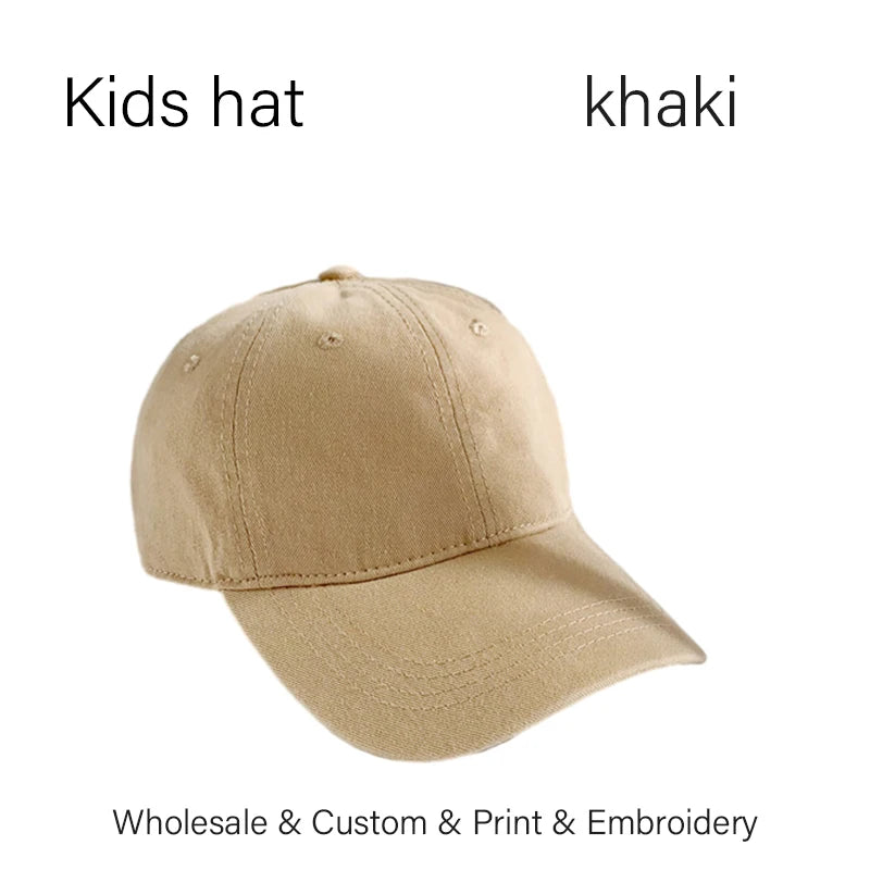 Kids Custom Hat Logo Embroidery Baseball Cap