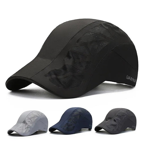 Summer Hat Men Casual Baseball Cap Fast Drying Breathable Forward Cap Women