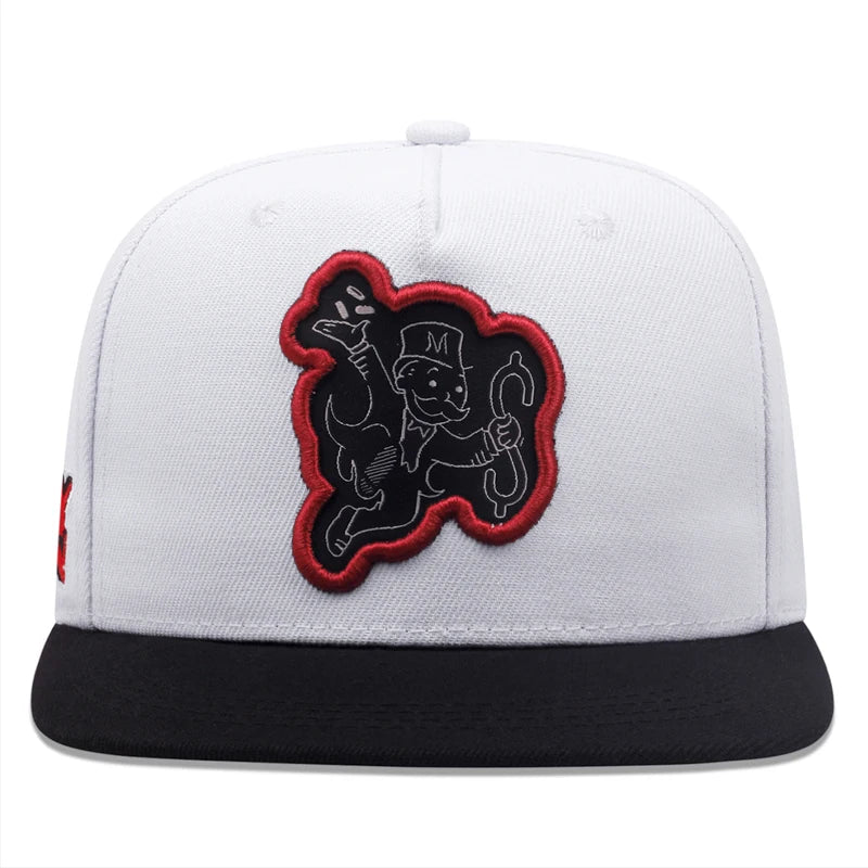 Poker Money Flat Edge Hat Mesh Hat Men's Fashion Street Hip Hop Hat Women's Baseball Hat