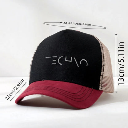 Techno Music Minimalist Design Baseball Cap