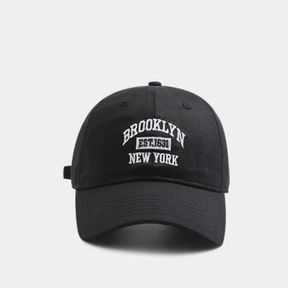 Fashion Men Women Brooklyn Baseball Cotton Hat Embroidery Women's Cap