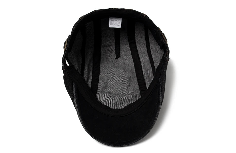 Men's Jean Berets Summer Newsboy Hats For Women Casual Solid Color Retro