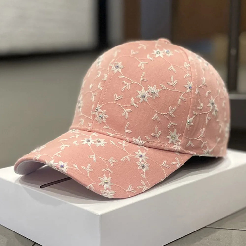 Trendy Little Flower Ladies Sun Hat