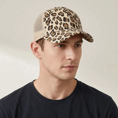 Fashion Adjustable Leopard Print Baseball Cap