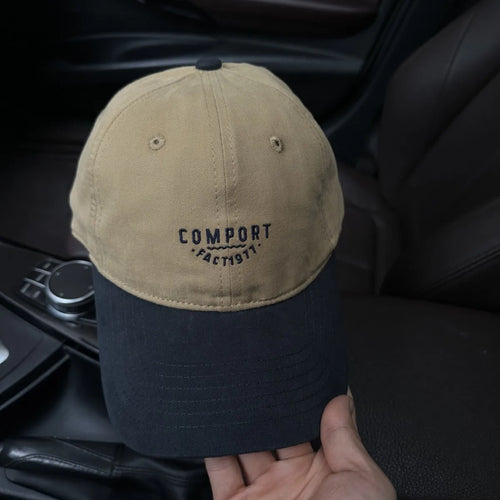 American Retro Color-Block Baseball Cap