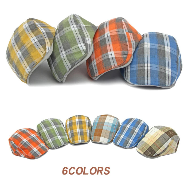 Women Spring Summer Flat Peaked Hat