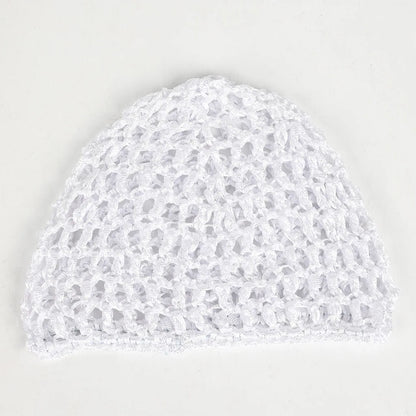 Hollow Hot Selling New Out Baotou Hat Solid Color Knitted Versatile Mesh Hat