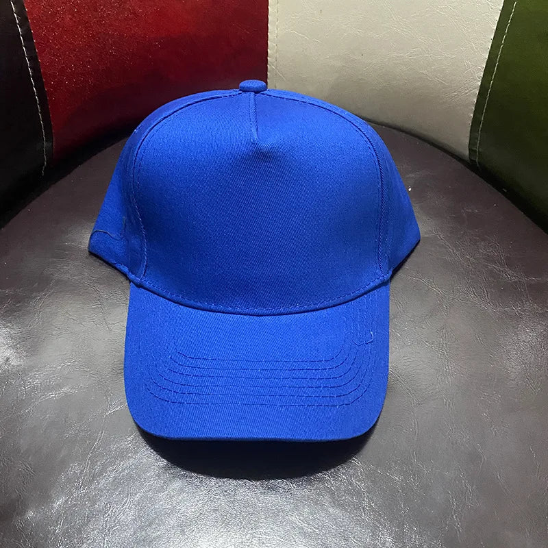 Unisex Solid Color 5 Panel Baseball Cap Trendy Casual Sport Hat