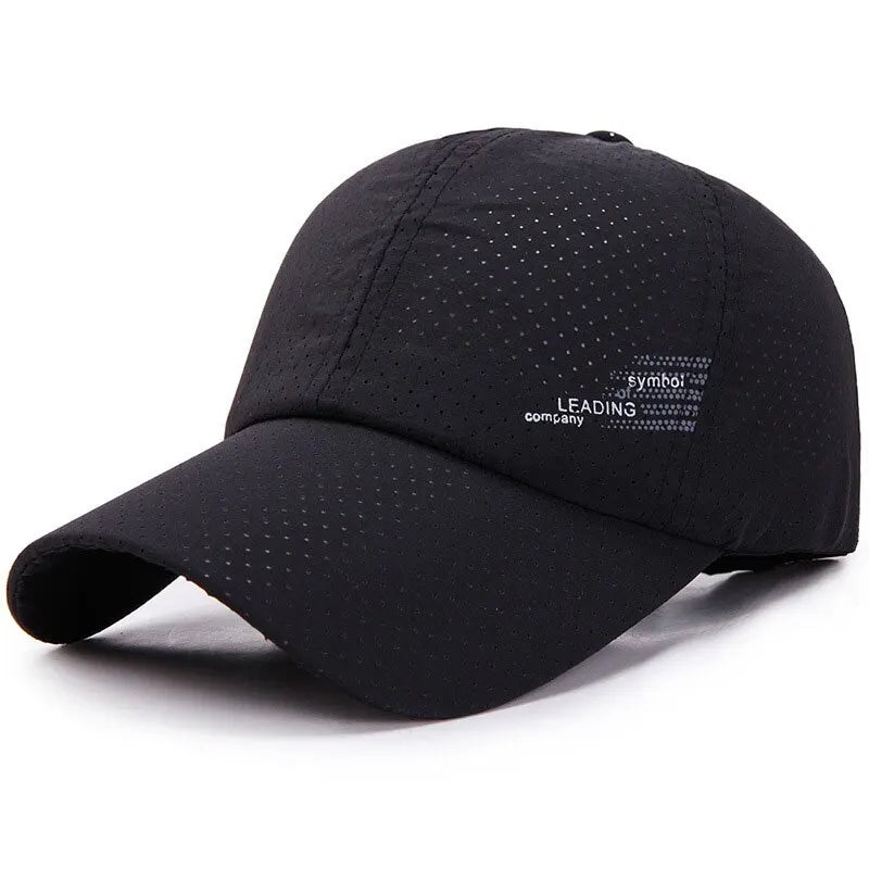 Quick Dry Baseball Cap Outdoor Sports Mesh Breathable Hat