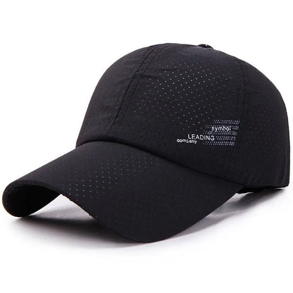 Quick Dry Baseball Cap Outdoor Sports Mesh Breathable Hat