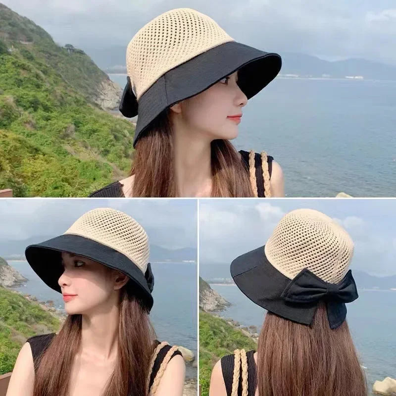 Outdoor UV Protection Sun Hat Summer Women's Bucket