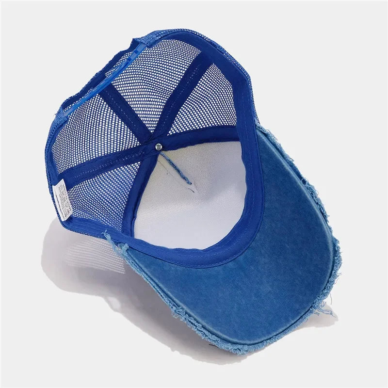 Spring And Summer Cotton Solid Casquette Baseball Cap