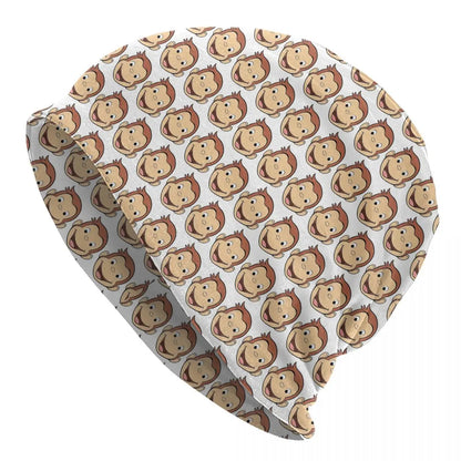 Curious George Brown Monkey Unisex Adult Beanies Caps Knitted Bonnet Hat
