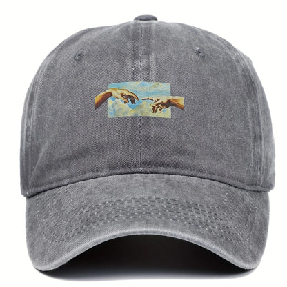 Vintage Printed Baseball Cap, Vintage and Versatile for Both Men and Women