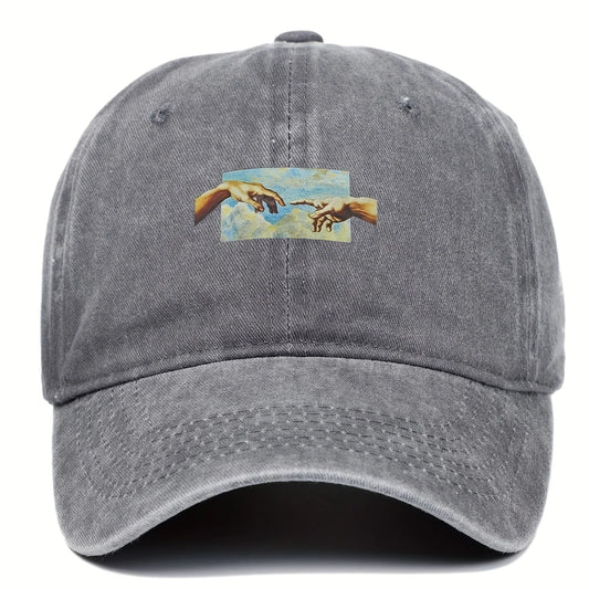 Vintage Printed Baseball Cap, Vintage and Versatile for Both Men and Women