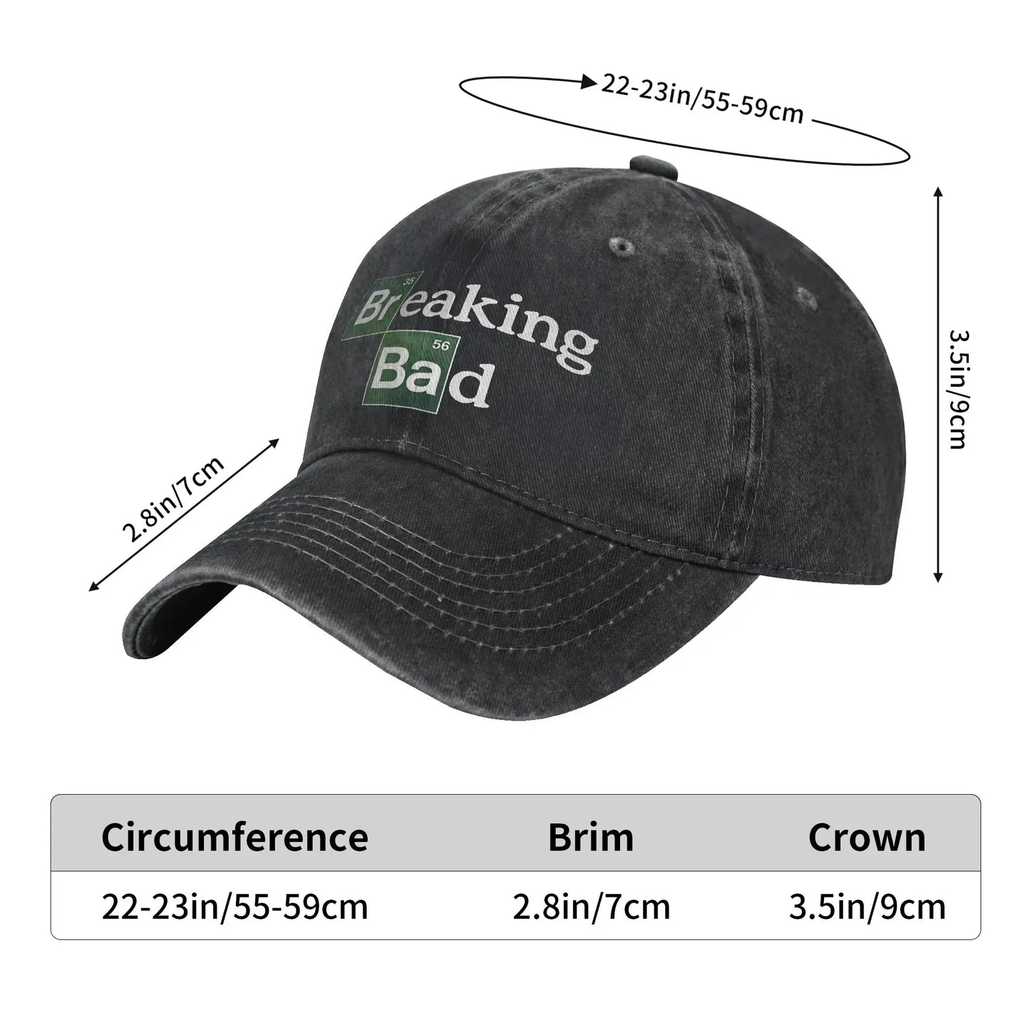 Heisenberg Casual Baseball Cap