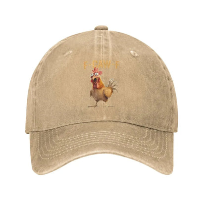 Spring F Caw F Quote Rooster Meme Baseball Cap