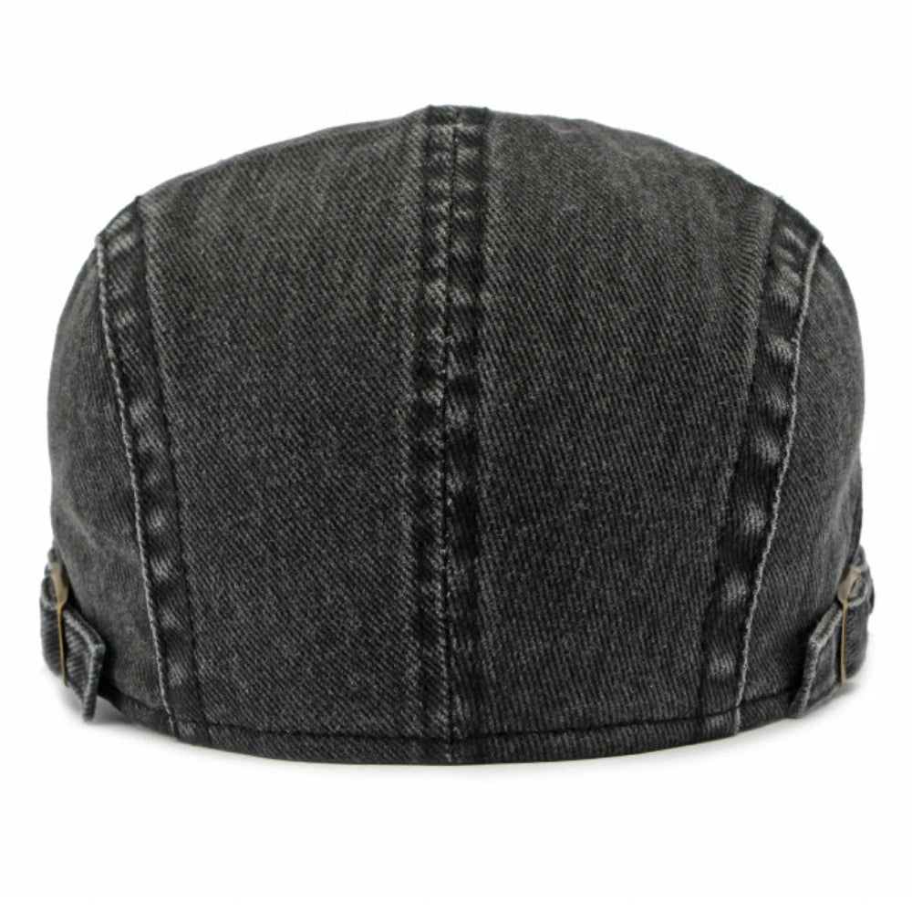 Male Female 100% Cotton Ivy Flat Cap Unisex Spring Adjustable Beret Cap