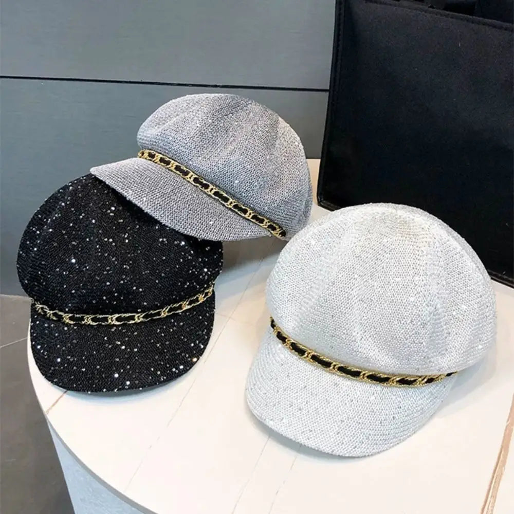 Korean Sun Protection Hollow Octagonal Hat