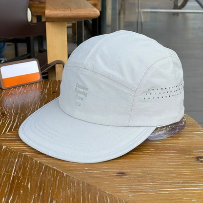 Embroidered Letter Quick Dry Mesh Breathable Sports Cap