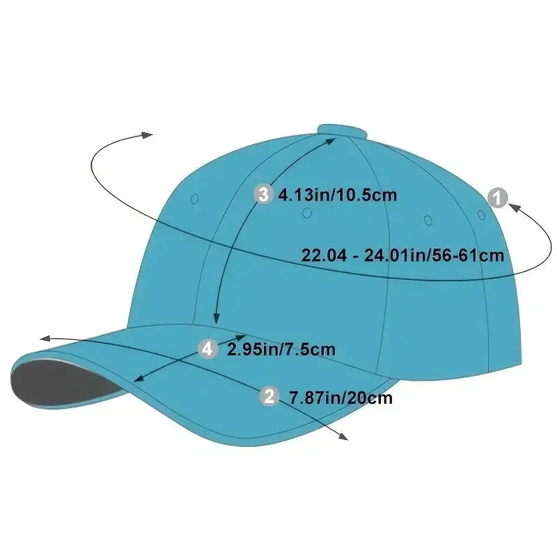 Unisex Print Baseball Hats Hip Hop