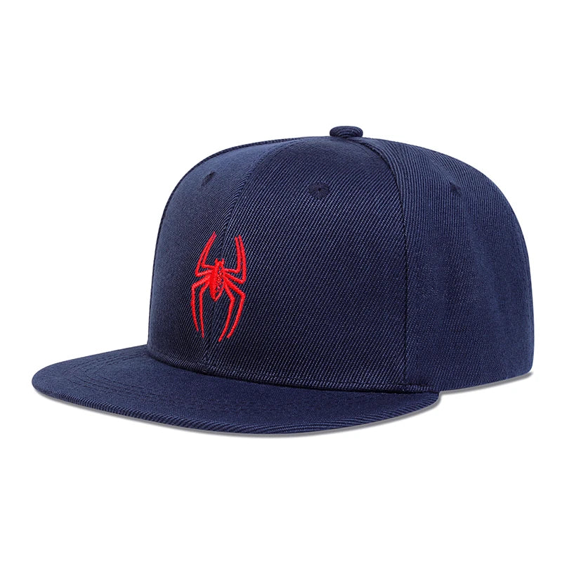 Children Spider Embroidery Baseball Caps Hip-Hop Hats Spring and Summer Outdoor Adjustable Casual Hats Boy Girl Trave