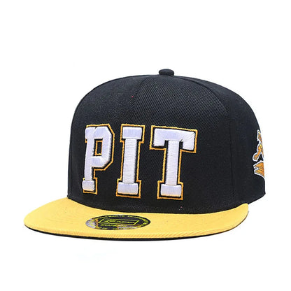 Fashion Brand Dallas Cap Letter PIT Girl Boy Wine Hip Hop Snapback Hat for Men Women