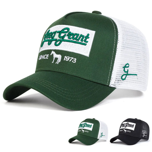 Unisex Since 1973 Letter Embroidery Baseball Net Caps Spring and Summer