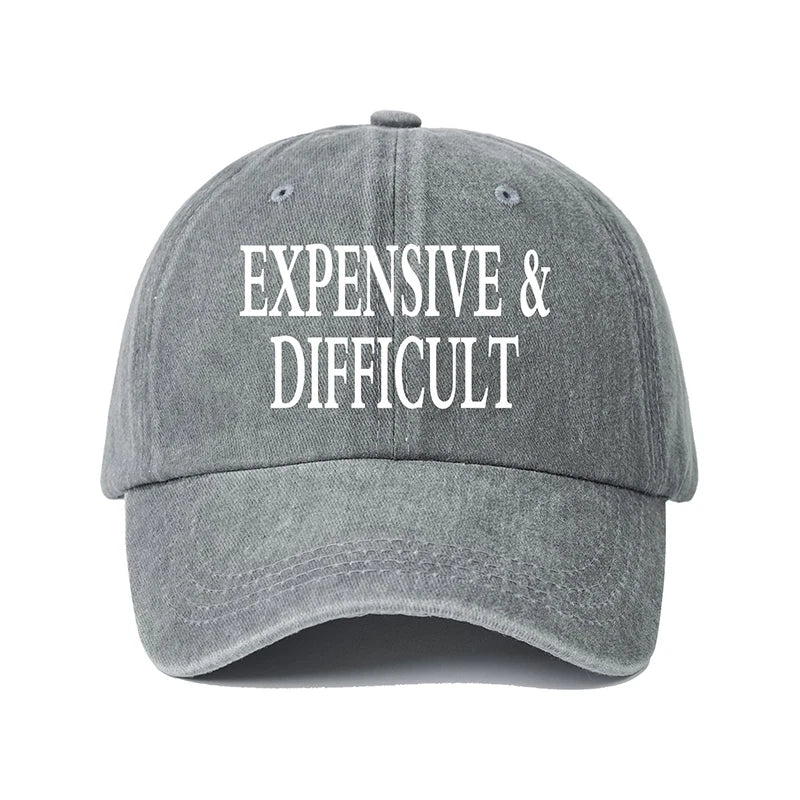 "Printed Washed  Baseball Cap, Lightweight Multipurpose, Suitable for Daily Wear, Outdoor Sports, Party