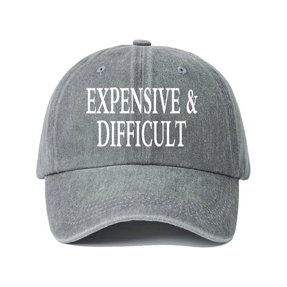 "Printed Washed  Baseball Cap, Lightweight Multipurpose, Suitable for Daily Wear, Outdoor Sports, Party