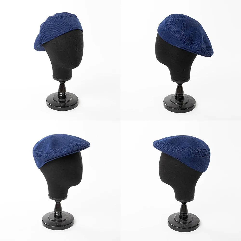2026 Summer Big Size Mesh Breathable Knitted Berets