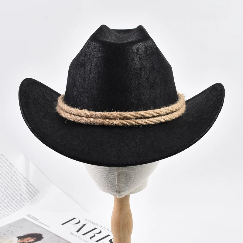 New Vintage Roll Brim Western Cowboy Hats Outdoor