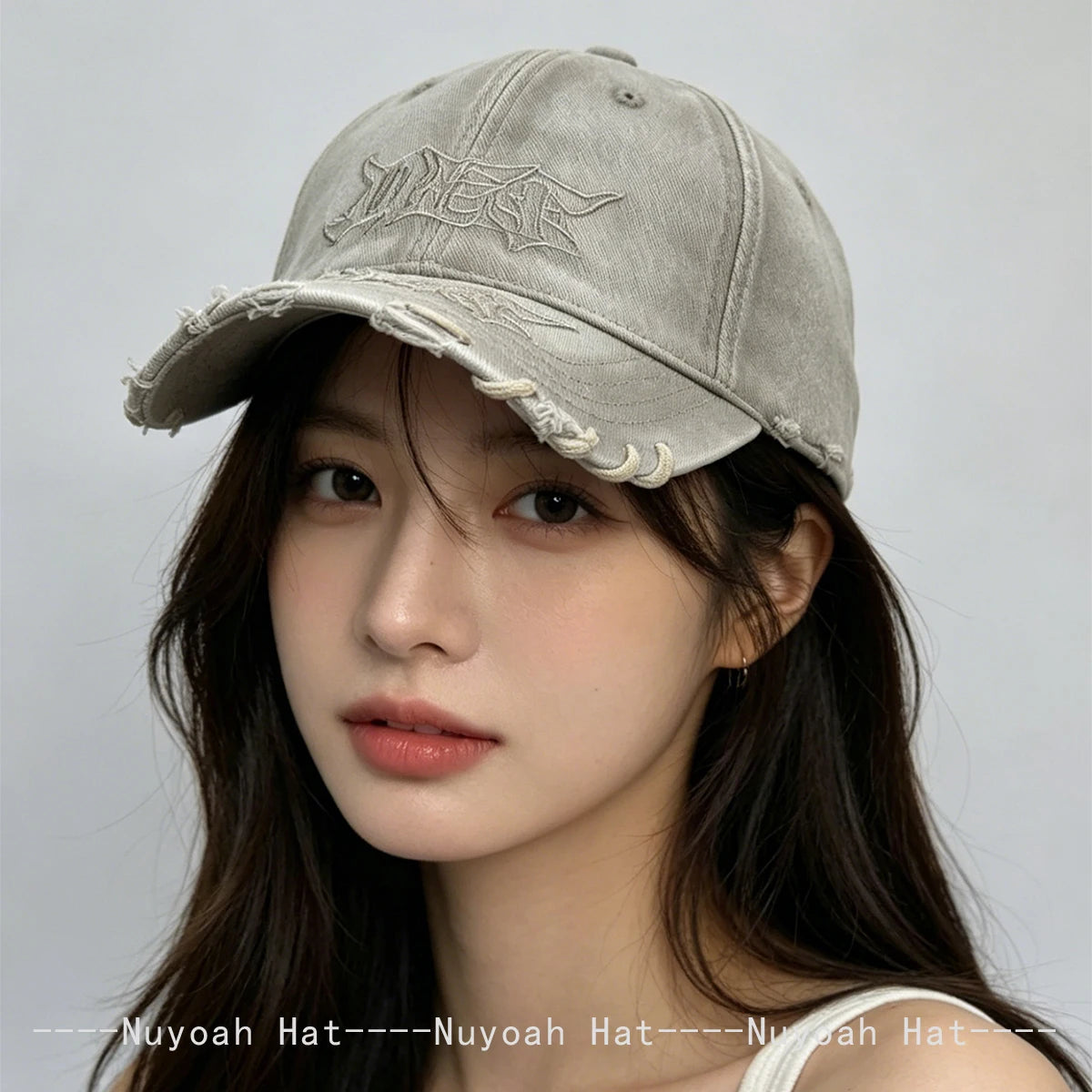 Unisex Hip-Hop Braided Rope Letter Embroidery Baseball Cap