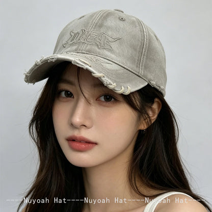 Unisex Hip-Hop Braided Rope Letter Embroidery Baseball Cap