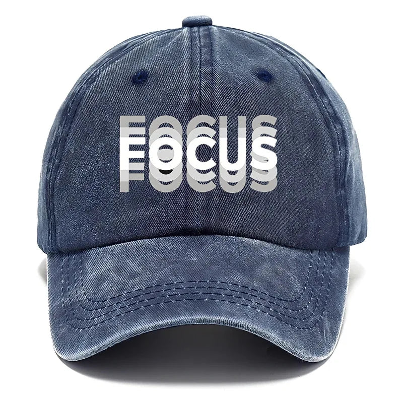 Washed Baseball Cap Print Adjustable Hat