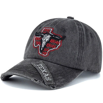 Unisex Washed Cotton Cap Vintage Baseball Cap