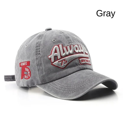 1/6PCS/Set Embroidered Baseball Cap For Women Men Spring Summer