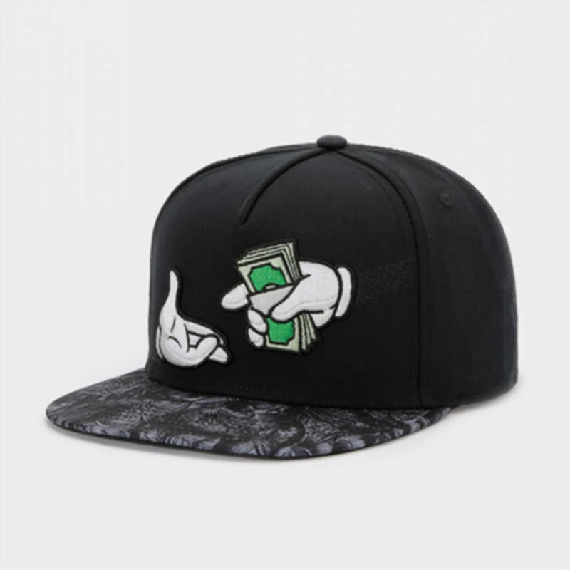Personality Fashionable Adult Hip-hop Cap Flat-brimmed Cap Basketball Snapback Cap