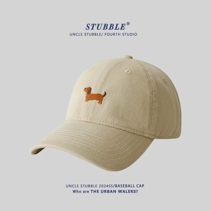 Unisex Original Design Embroidered Sausage Dog Baseball Cap