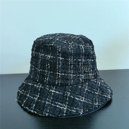 Women's Fashionable Checkered Fisherman's Hat