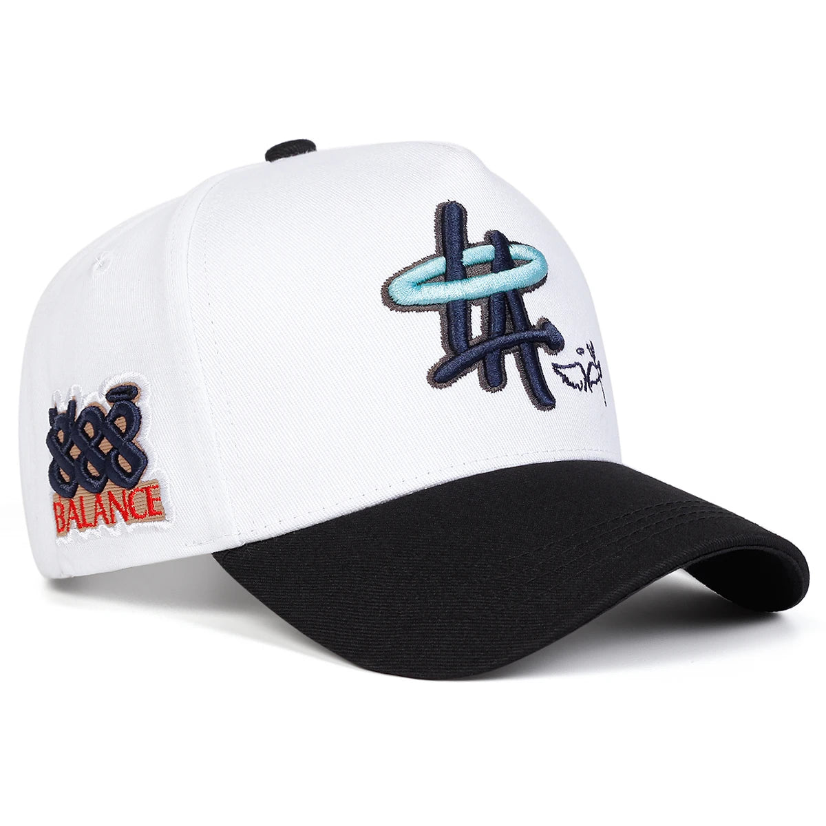 Unisex HA Letter Embroidery Baseball Caps Spring Autumn