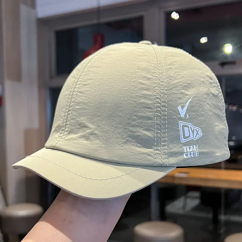 Spring Summer Short Brim Outdoor Sport Baseball Cap Men Women