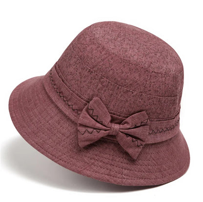 Elderly Grandma Bucket Hat Sun-Shade Fisherman Hat Old Lady Hat