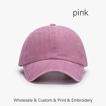 Men And Women DIY Design Letter Embroidery Hat