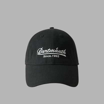 Retro Letter Baseball Cap For Women