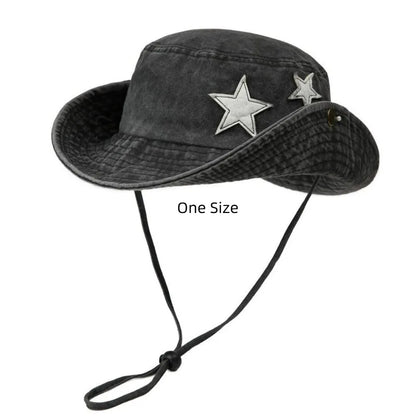 Windproof Vintage Washed Denim Hat