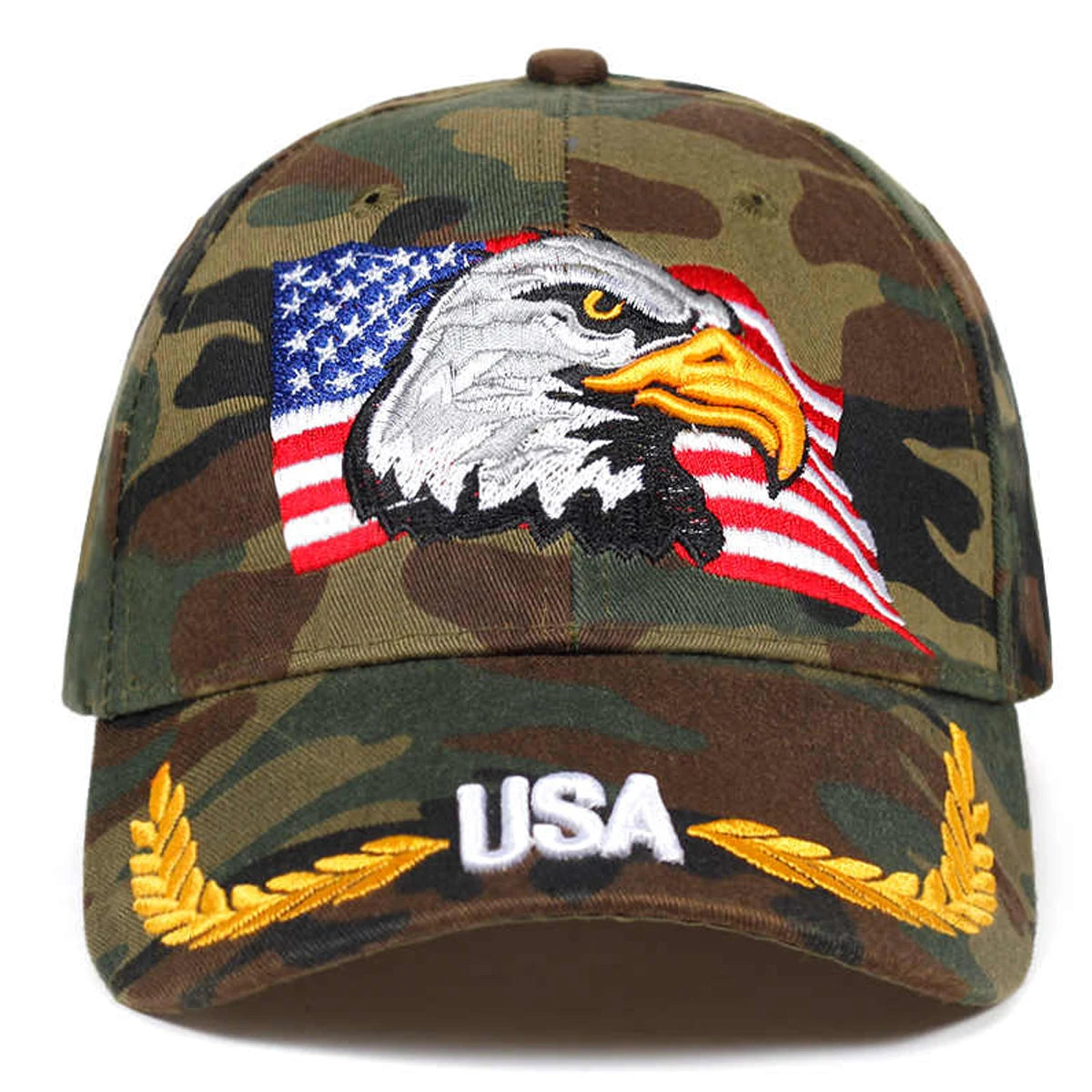 Unisex USA Eagle Embroidery Baseball Caps Spring And Autumn Outdoor