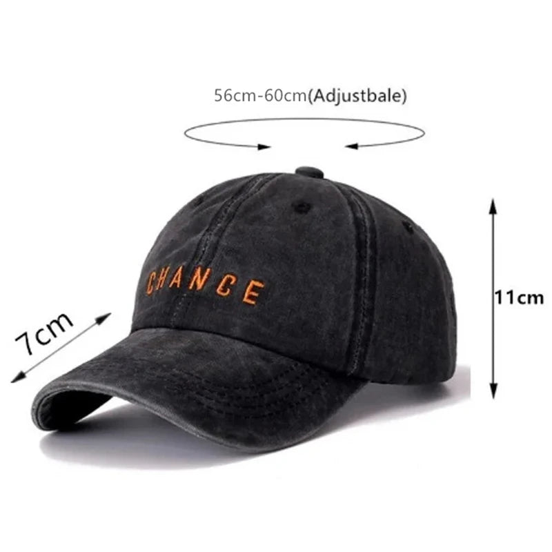 Unisex Washed Cotton Embroidery Baseball Cap