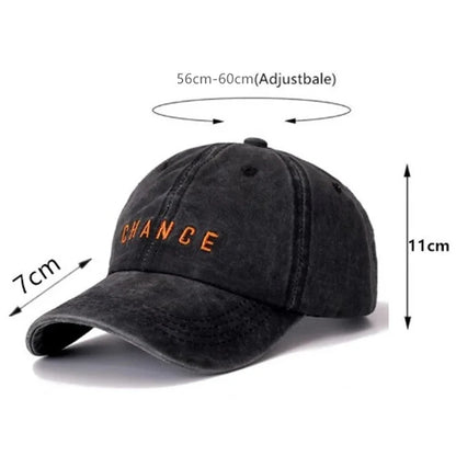 Unisex Washed Cotton Embroidery Baseball Cap